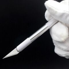 KanguruMarkt® Zanaat 16 Parça Hobi Gravür Ahşap Heykel Çömlek Oyma Şekil Verme 13 Maket Bıçak Neşter Seti