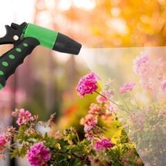 KanguruMarkt® 2 Fonksiyonlu 5li Bahçe Tarla Otomatik Sulama Tabancası Seti Hortum Bağlantısı Aparatı