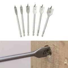 KanguruMarkt® 6 Parça Tahta Ahşap Oyma Yaprak Matkap Ucu Seti