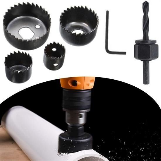 KanguruMarkt® 6 Parça Demir Ahşap Alçıpan Delme Buat Açma Seti