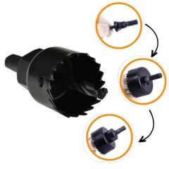 KanguruMarkt® 6 Parça Demir Ahşap Alçıpan Delme Buat Açma Seti