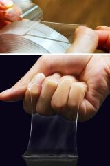 KanguruMarkt® Ultra Güçlü Çift Taraflı 2 mt x 3 cm Çift Taraflı Nano Bant