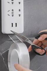 KanguruMarkt® Ultra Güçlü Çift Taraflı 2 mt x 3 cm Çift Taraflı Nano Bant