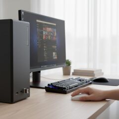 Beyaz Renkli Ergonomik Sessiz Kablosuz Mouse