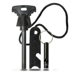 Acil Durum Çakmak Kiti Düdük Hediyeli