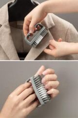 KanguruMarkt® Tutamaçlı Plastik Pratik Tırnak ve Kıyafet Yaka Temizlik Fırçası- TP-113