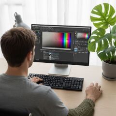 Kablosuz Sessiz Q Klavye Mouse Seti