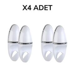 KanguruMarkt® Bornoz Askısı Lüx Milenyum Bornozluk 2 Adet Banyo Bornoz Askılığı