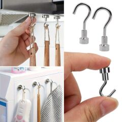 KanguruMarkt® Güçlü Manyetik Mutfak,Banyolar İçin Çok Amaçlı 2'li Magnet Askı