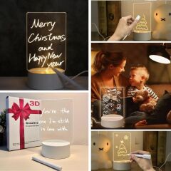 USB Kablolu Işıklı Kendiliğinden Beyaz Kalemli Silgili Led