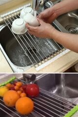 Pratik Sebze Meyve Bulaşık Kurutma Süzgeci