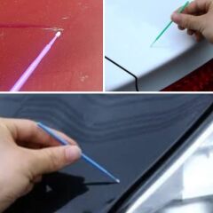 100’lü Mini Tek Kullanımlık Araba Rötüş Fırçası ırma