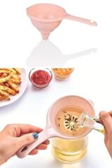 KanguruMarkt® Pratik İnce Elekli Mutfak Gereci Sıvı Yağ Süzgeci