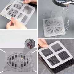 KanguruMarkt® 10'lu Banyo ve Mutfak Lavabo Koku Önleyici ve Haşere Böcek Önleyici Gider Filtresi