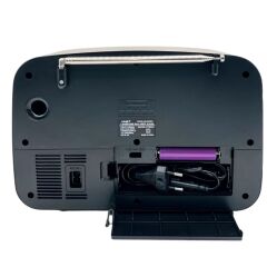 KanguruMarkt® Taşınabilir Klasik AM/FM/SW Transistör Retro Nostaljik Radyo USB Şarjlı