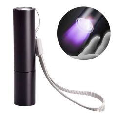 Cep Boy USB İle Şarj Olan Oje Kurutucu LED UV Mor Işık El Feneri