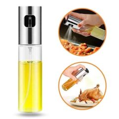 KanguruMarkt® 100ml Kapasiteli Şeffaf Spreyli Yağdanlık Sosluk Yağ Püskürtücü Yağ Şişesi