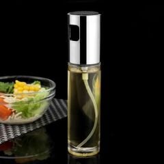 KanguruMarkt® 100ml Kapasiteli Şeffaf Spreyli Yağdanlık Sosluk Yağ Püskürtücü Yağ Şişesi