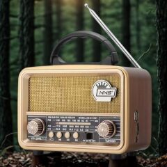 Orta Boy RetroBluetooth Hoparlörlü Radyo