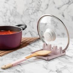 Tencere Kapak Tutuculu Kaşıklıklı Stand
