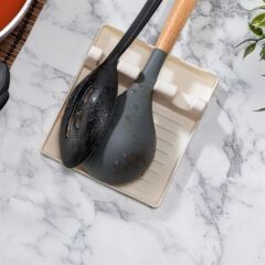 Tencere Kapak Tutuculu Kaşıklıklı Stand