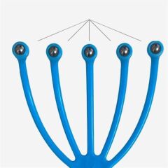 Çok Fonksiyonlu 5 Uçlu Bilyeli Rahatlatıcı Kafa Masaj Aparatı