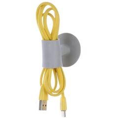 KanguruMarkt®  4 Adet Çok Amaçlı Vakumlu Kapı Stoperi,Kablo Organizeri,Telefon Sabitleyici