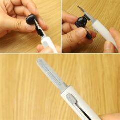 KanguruMarkt®  Çok Amaçlı Yumuşak Fırçalı Kablosuz Kulaklıklar İçin Kulaklık Temizleme Kiti