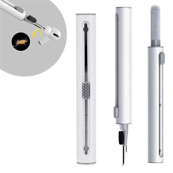 KanguruMarkt®  Çok Amaçlı Yumuşak Fırçalı Kablosuz Kulaklıklar İçin Kulaklık Temizleme Kiti