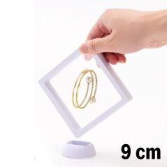 Şeffaf Film Çerçeveli, Standlı, Takı Saklama Kutusu