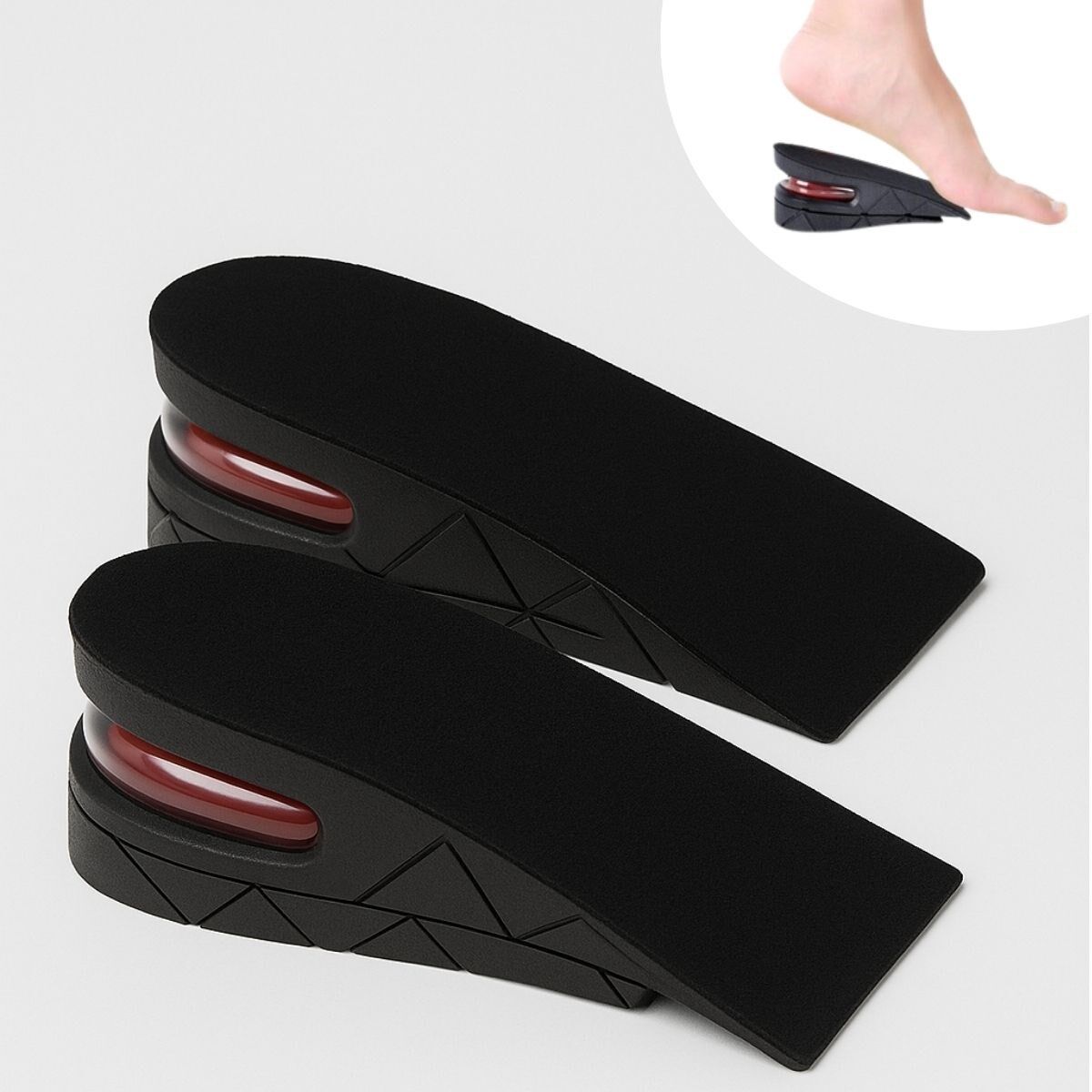 5 cm Boy Uzatıcı Silikon Ortopedik Topuk Tabanlık