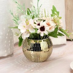 Kare Gold Cam Mozaik Fayans Çıkartmaları Kendinden Yapışkanlı Panel