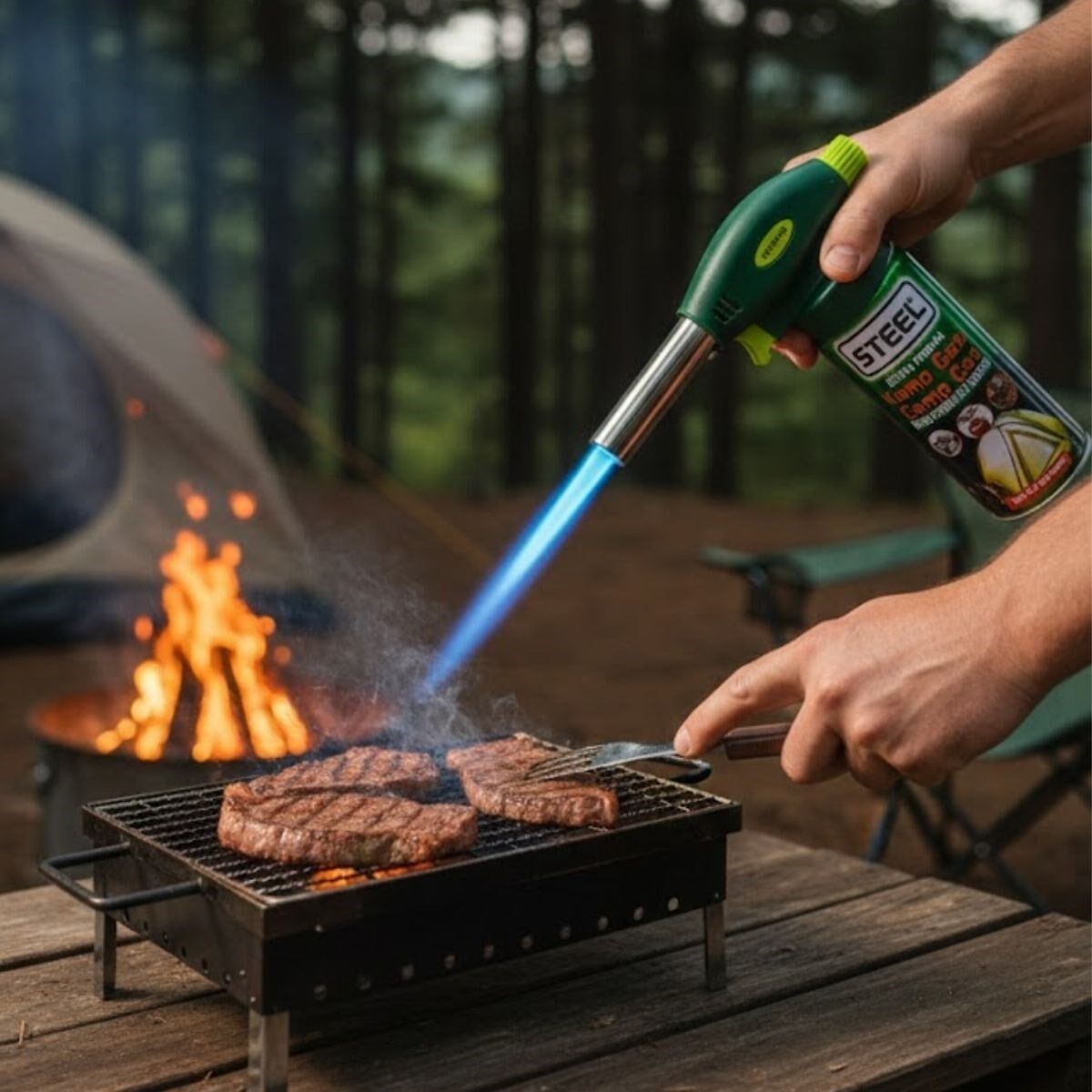 Outdoor Kamp, Piknik ve Tamir İşleri İçin Kamp Gazı Seti