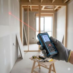 Profesyonel 40 Metre Dijital Lazer Metre Ölçüm Cihazı