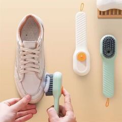 Çok Amaçlı Deterjan Hazneli Pratik Ayakkabı Yıkama Fırçası