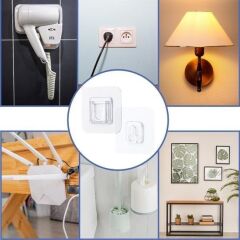 Eşya Sabitleme Askısı 10 Çift Şeffaf