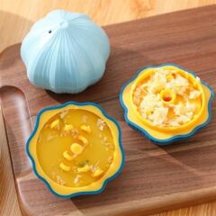 KanguruMarkt® Sarımsak Şeklinde Pratik Sarımsak Ezici Rendeleyici El Rondosu