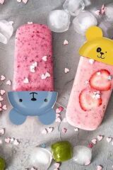 KanguruMarkt® 4'lü Kolay Şekillendirici Sevimli Çocuk Meybuz  & Dondurma Kalıbı AP-9179