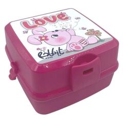 Kendiliğinden Kaşık Çatallı Beslenme Kutusu 4 Bölmeli