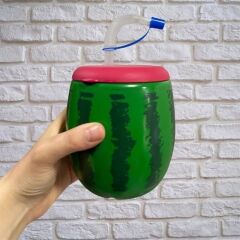 Karpuz Model Kendiliğinden Pipetli 900 ml Suluk