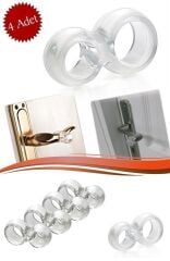 Silikon Kapı & Pencere Vurma Önleyici Stoper 4 Adet