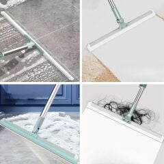 KanguruMarkt® Teleskopik Oynar Başlıklı Cam,Zemin Silme Aparatı Çekçek