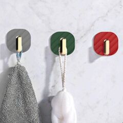 2li Yapışkanlı Retro Askılık Yeşil