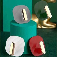 2li Yapışkanlı Retro Askılık Yeşil