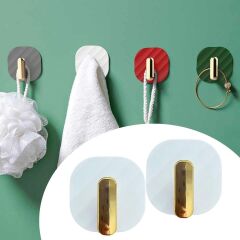 KanguruMarkt® 2li Yapışkanlı Retro Askılık Dolap Kapak Kulpu Beyaz