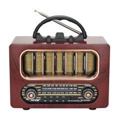 Orta Boy Retro Bluetooth Hoparlörlü Radyo