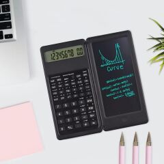 Silinebilir LCD Yazı Tabletli Kalemli Katlanabilir Hesap Makinesi
