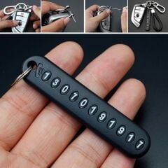 KanguruMarkt® Anahtarlığa TakılabilenTelefon Numarası Etiketli Numaratörlü Anahtarlık