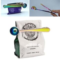 Mandallı Kahve Ölçü Kaşığı Paslanmaz Çelik Kaşık