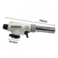 KanguruMarkt® 1300°C Çok Amaçlı Gaz Torch Çakmak - Mutfak, Mangal, Lehimleme Pürmüz Alev Tabancası